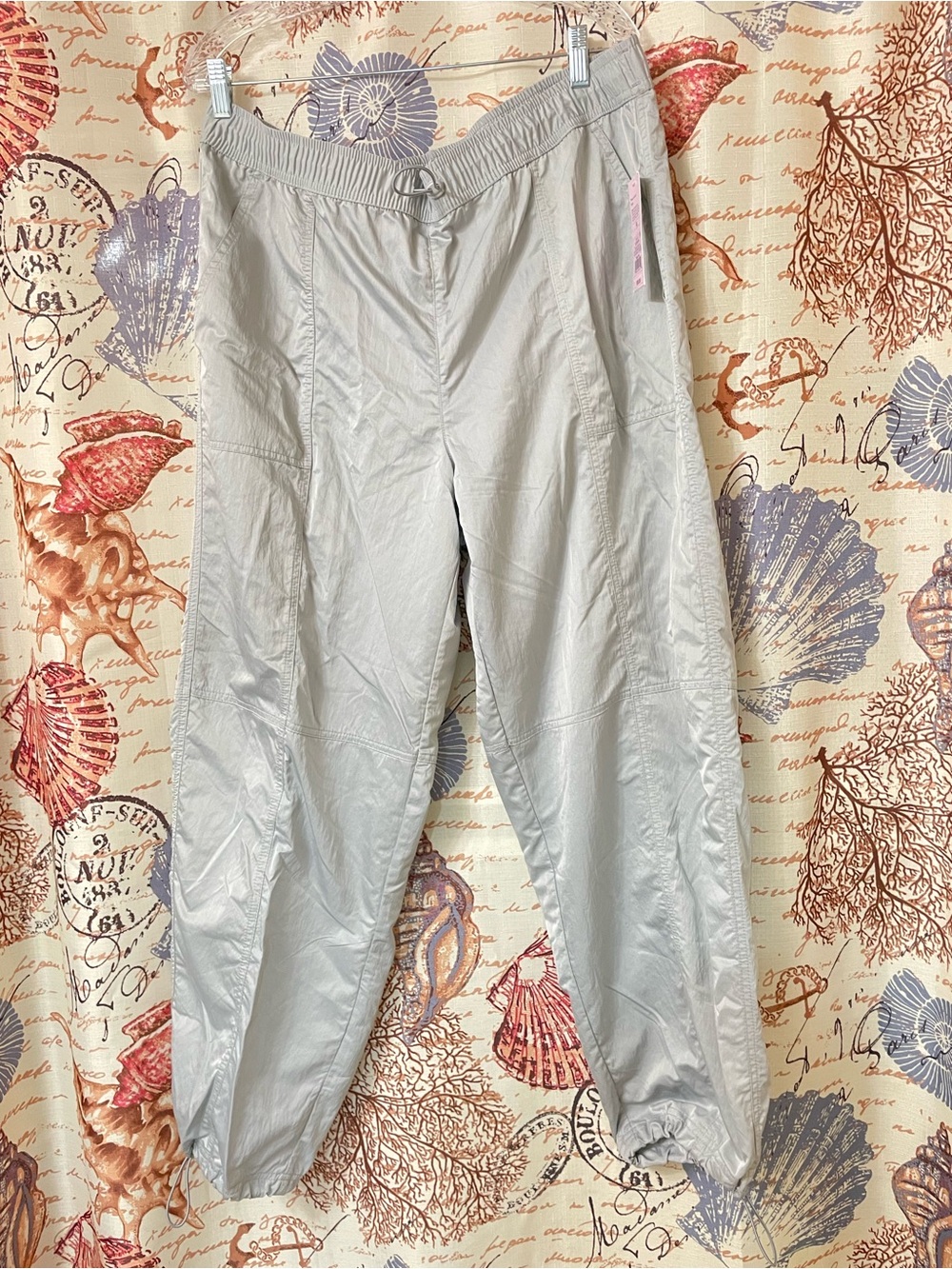 NWT Light Gray Lightweight Track Pants